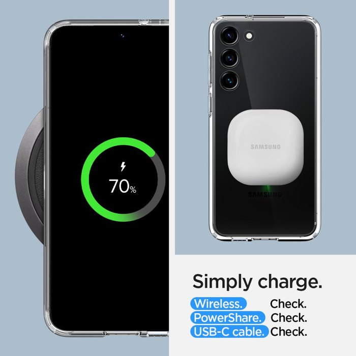 Case Spigen Ultra Hybrid GALAXY S23+ PLUS CRYSTAL CLEAR