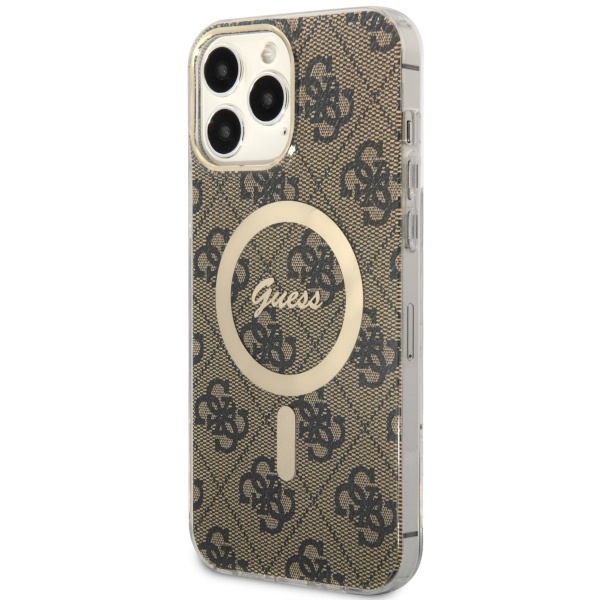 Cover Guess GUHMP13XH4STW iPhone 13 Pro Max 6.7" marrone/marrone durocase 4G MagSafe Case