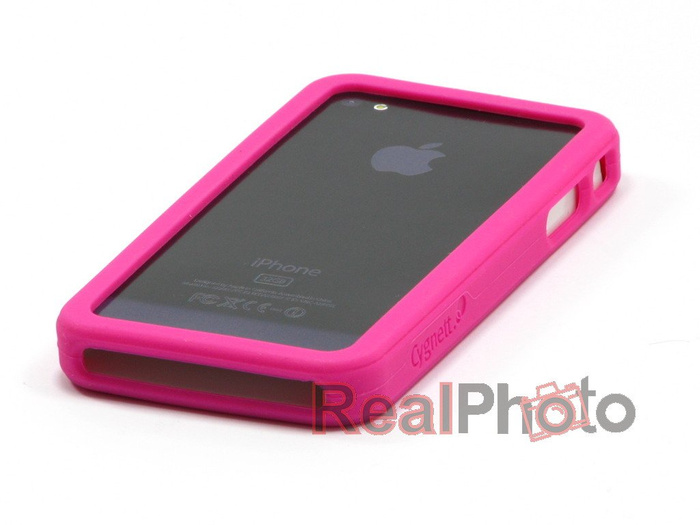 Pouzdro Nárazník Apple iPhone 4 4S Černá a růžová