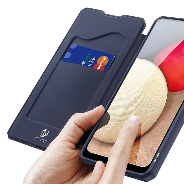 Kryt DUX DUCIS Skin X Holster pro Samsung Galaxy A02s EU modrý