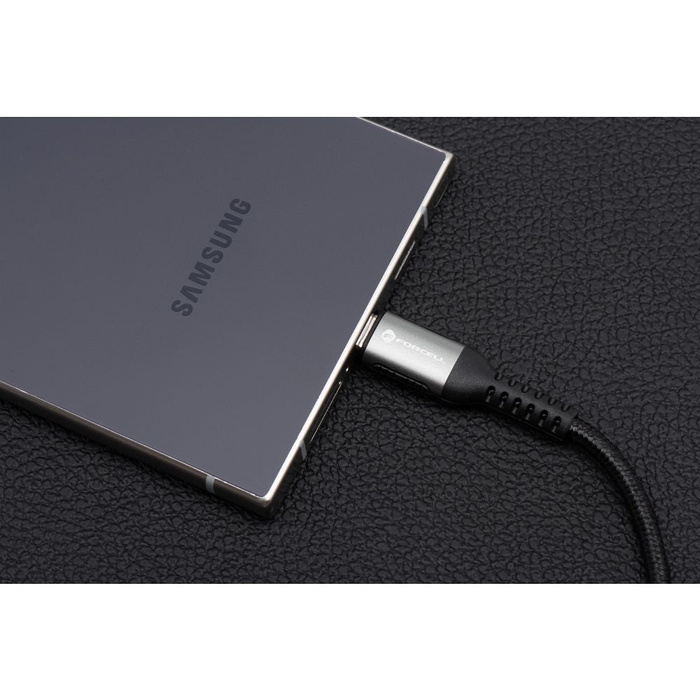 Kabel USB A do Lightning Forcell F-Energy 2,4A 12W Cafule 2 m C257 czarny