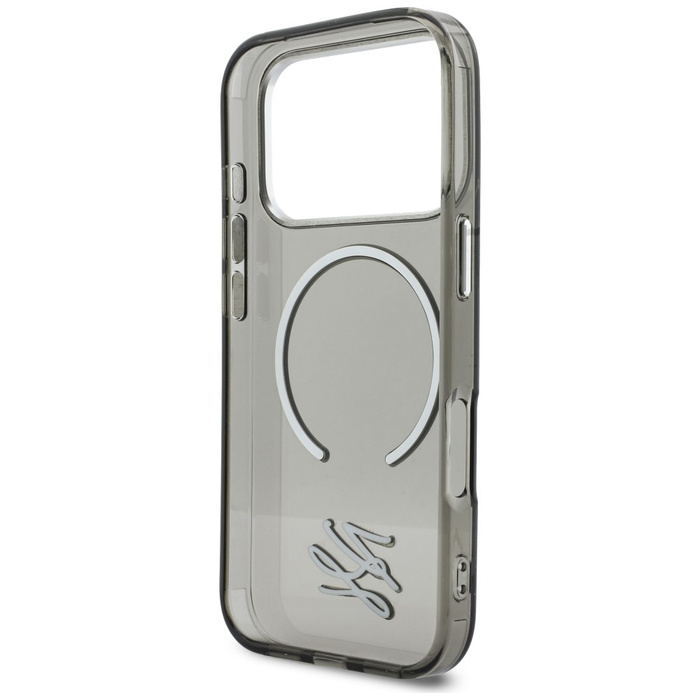 Etui Karl Lagerfeld IML KL Script Logo   MagSafe do iPhone 17 Pro czarny