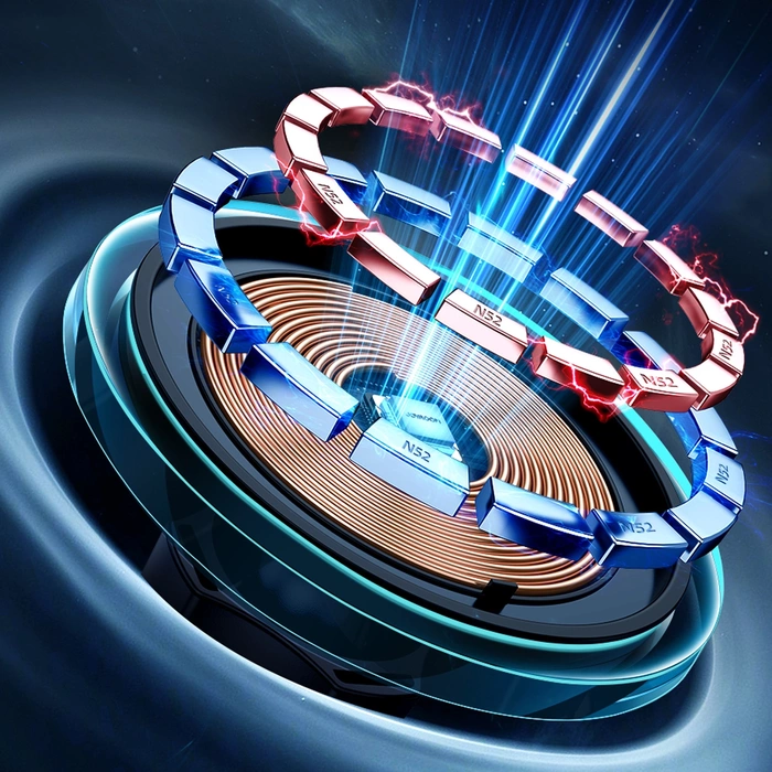 Joyroom Car Holder Qi Wireless Induction Charger 15W (MagSafe for iPhone Compatible) for Ventilation Grille Silver (JR-ZS291)