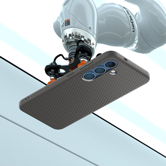 ETUI SPIGEN SAMSUNG GALAXY S25 LIQUID AIR SZARE MARBLE GREY