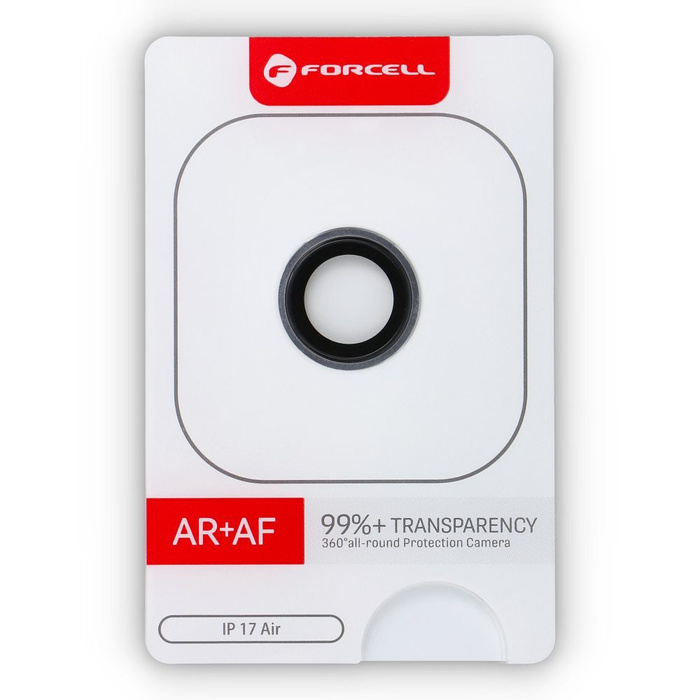 Szkło hartowane Forcell Premium do aparatu - do iPhone 17 Air Srebrny