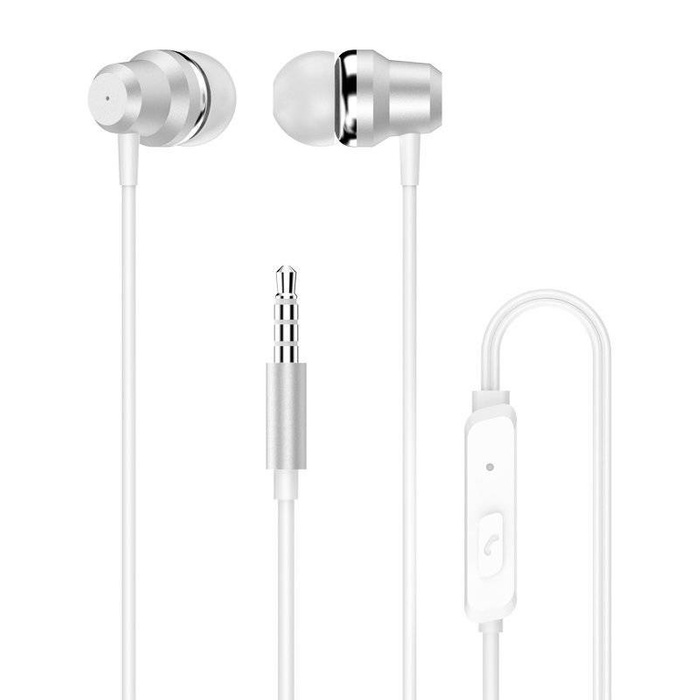 Casque intra-auriculaire Dudao casque avec télécommande et microphone mini-jack 3,5 mm blanc (X10 Pro blanc)