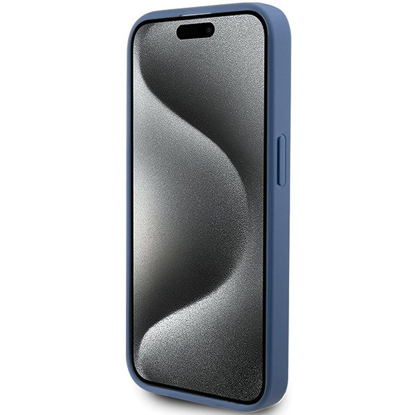 Etui Guess GUHCP15XG4GLBL iPhone 15 Pro Max 6.7" niebieski/blue hardcase 4G Stripe Collection Case