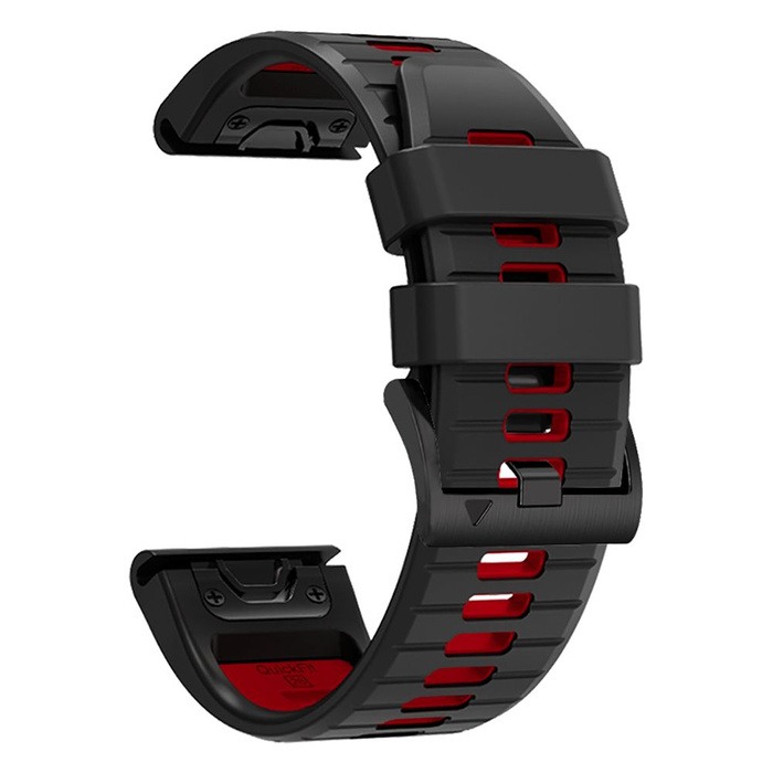 Correa Tech-protect Iconband Pro Garmin Fenix 3 / 5x / 3hr / 5x Plus / 6x / 6x Pro / 7x Negro/rojo