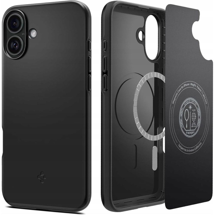 Spigen Thin Fit Mag MagSafe IPhone 16 PLUS NOIR