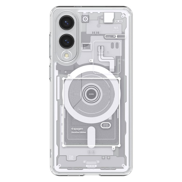 COQUE SPIGEN ULTRA HYBRID MAG MAGSAFE GALAXY S25 EDGE ZERO ONE BLANC