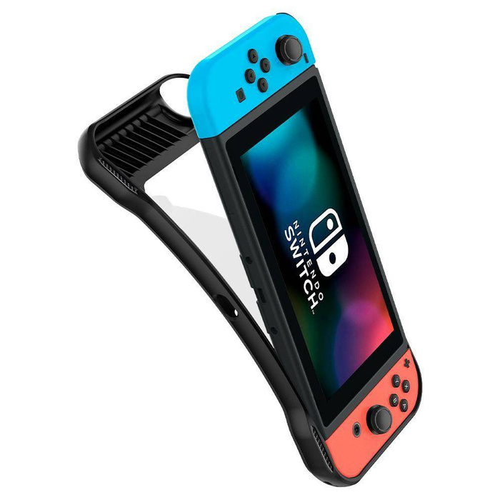 Telefontok SPIGEN Rugged Armor Nintendo Switch fekete fekete fekete tok