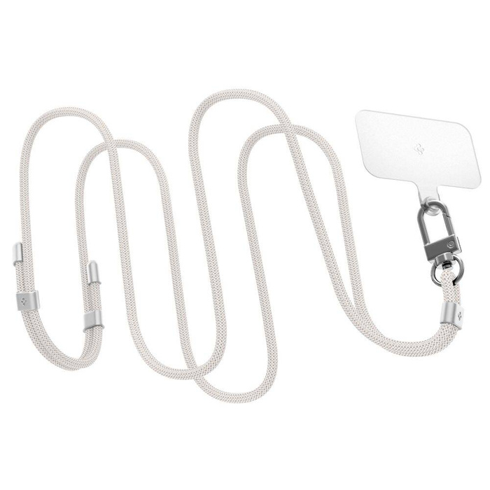 LANYARD Spigen UNIVERSAL STRAP SET CROSSBODY &amp; WRIST PEARL WHITE