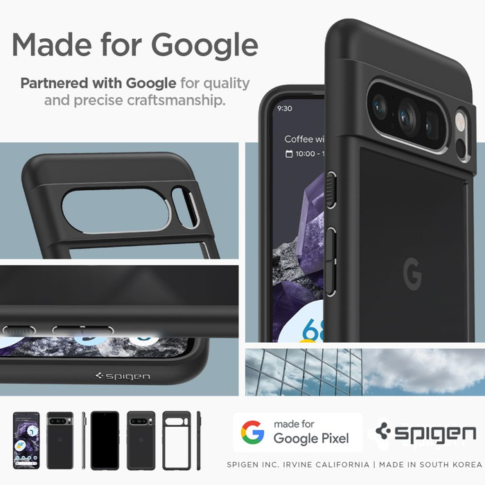 Case Spigen Ultra Hybrid Google Pixel 8 Pro MATTE Black Case