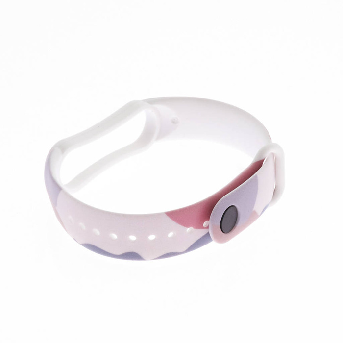 Řemínek Moro band pro Xiaomi Mi Band 6 / Mi Band 5 silikonový řemínek náramek pro hodinky vzor 12