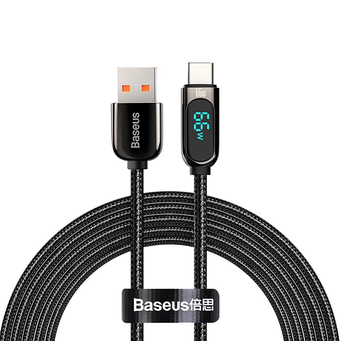 Baseus Display Cable USB to Type-C, 66W, 1m (black)