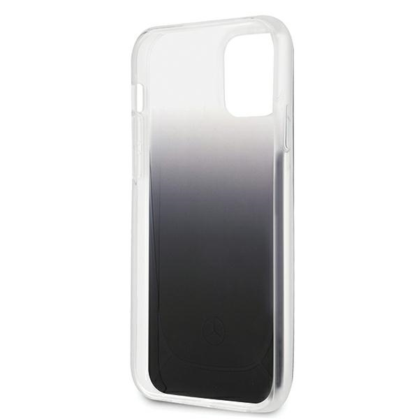 Case Mercedes Apple iPhone 12 Mini Transparent Line Black Case
