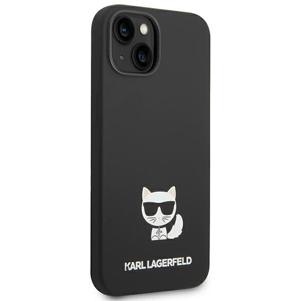 Karl Lagerfeld KLHCP14MSLCTBK iPhone 14 Plus 6.7" hardcase black/black Silicone Choupette Body