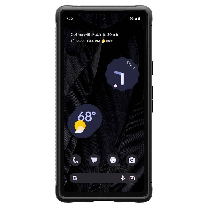 Cover Spigen Rugged Armor MATTE Google Pixel 7A nero Case