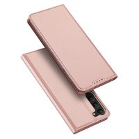 Funda Dux Ducis Skin Pro para Samsung Galaxy S23+ flip cover card wallet stand rosa