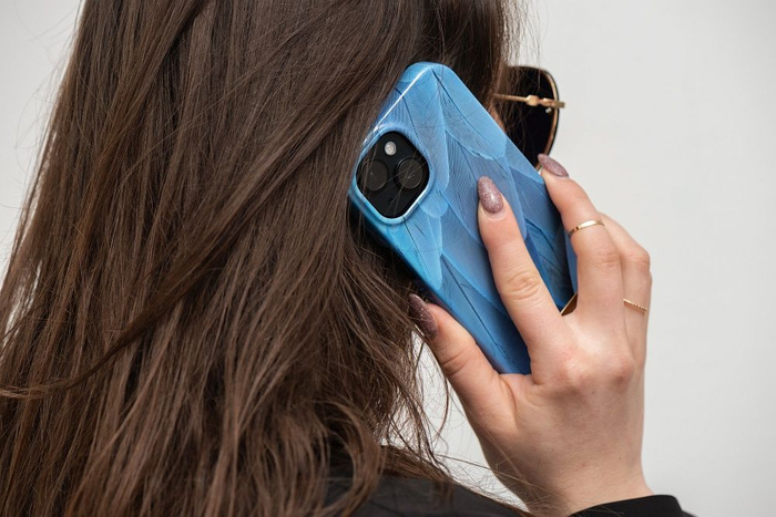 FORCELL F-PROTECT Mirage futerał kompatybilny z MagSafe do IPHONE 15 Pro blue bird