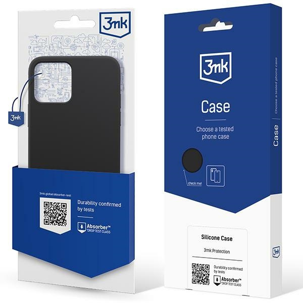 3mk Silicone Case iPhone 11 6.1" noir/noir