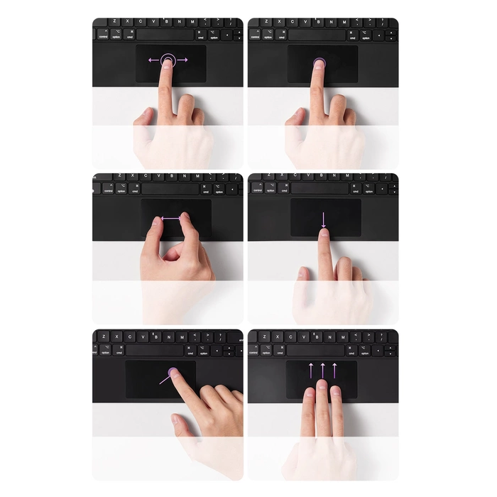 Étui magnétique Baseus Brilliance clavier sans fil avec écran iPad Pro 11'' (2018/2020/2021) / iPad Air 4 10.9'' / iPad Air 5 10.9'' / iPad 10 10.9'' (2022) gris