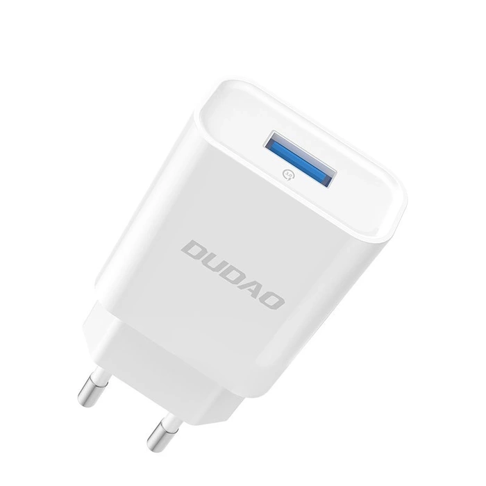 Chargeur mural Dudao A4EU USB-A 2,1A - blanc