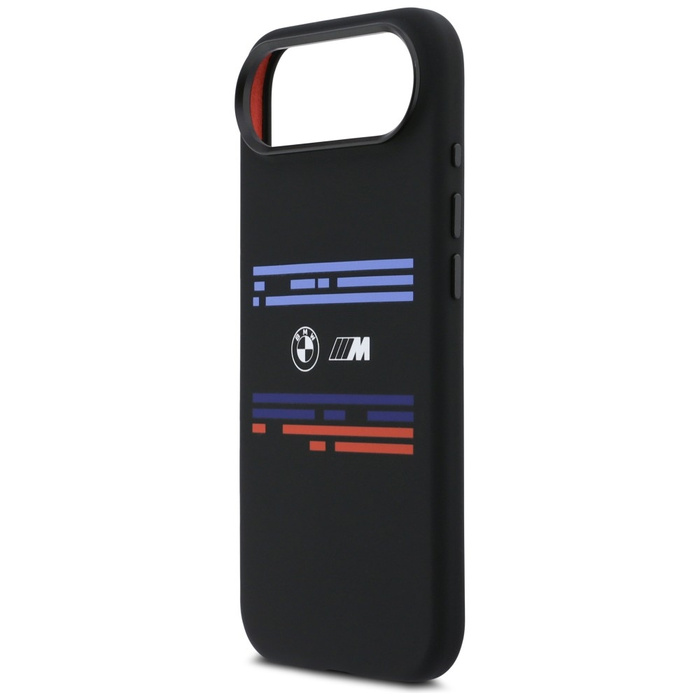 Etui BMW M Silicon Horizontal Line       MagSafe do iPhone Air czarny