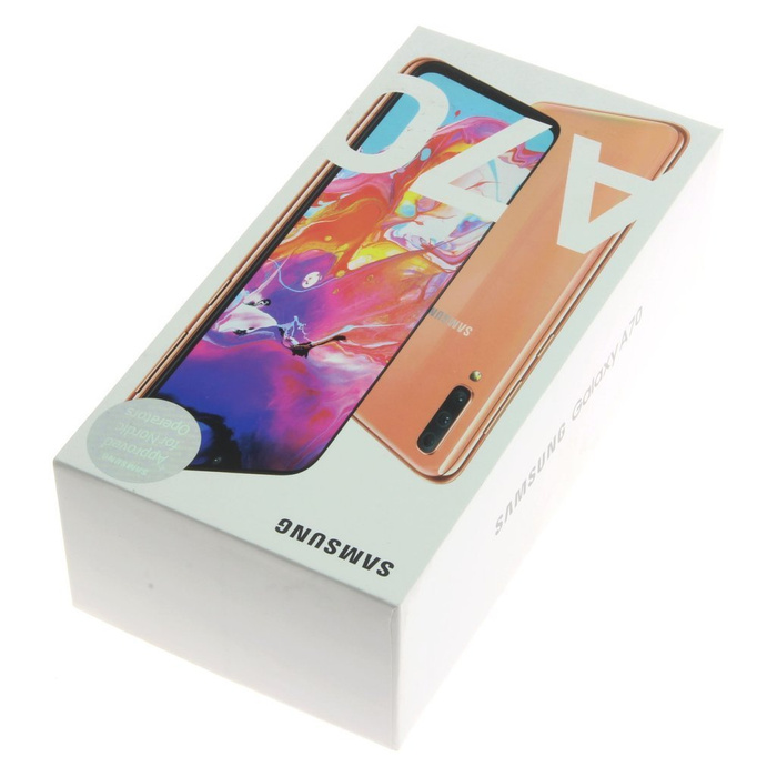 SAMSUNG Galaxy A70 Coral SM-A705/DS Originální pouzdro EU 2 Pin
