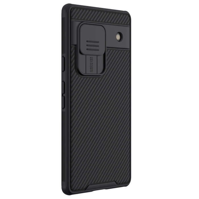 Pancerne etui Google Pixel 7a z osłoną na aparat Nillkin CamShield Pro Case - czarne