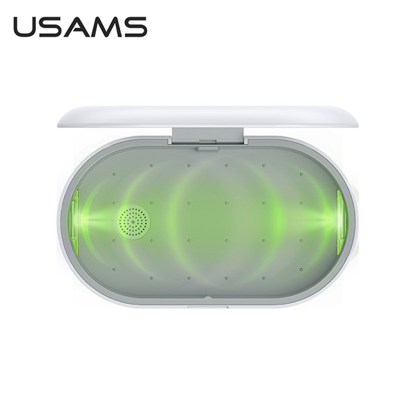 USAMS UV sterilizátor s indukčním nabíjením 10W bílý/bílý ZB138XDJ01 (US-ZB138)