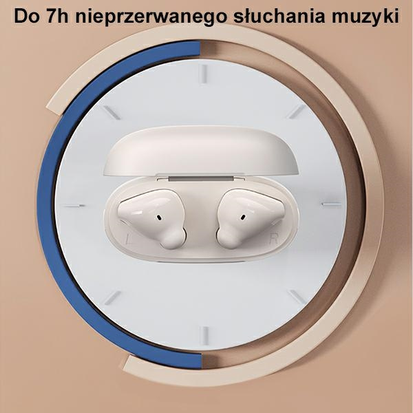 USAMS Sluchátka Bluetooth 5.3 TWS US Series Duální bezdrátový mikrofon modrá/modrá BHUUS03