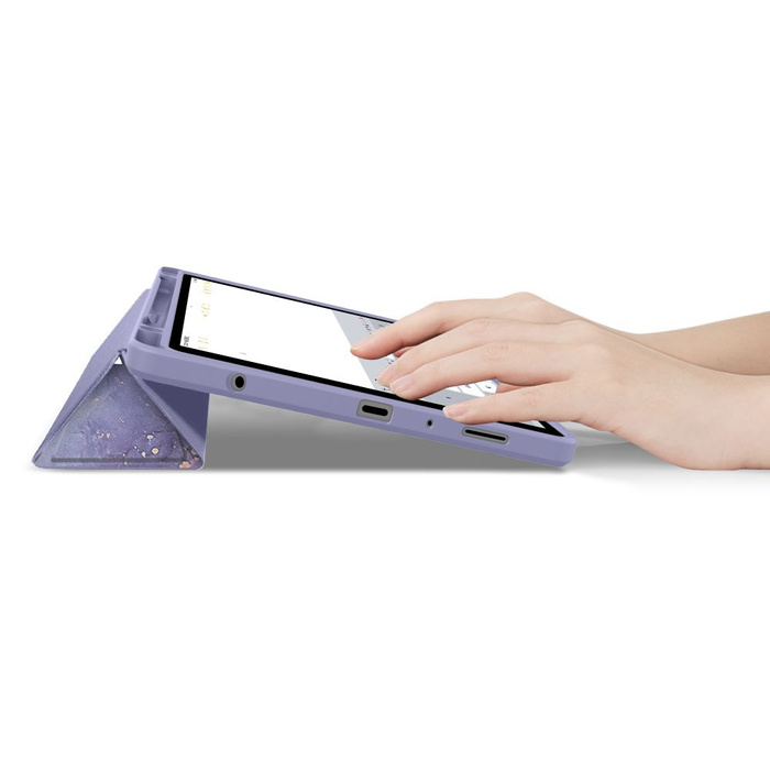 TECH-PROTECT SC PEN HYBRID GALAXY TAB A9+ / A11+ PLUS 11.0 X210 / X215 / X216 / X230 / X235 / X236 VIOLET MARBLE