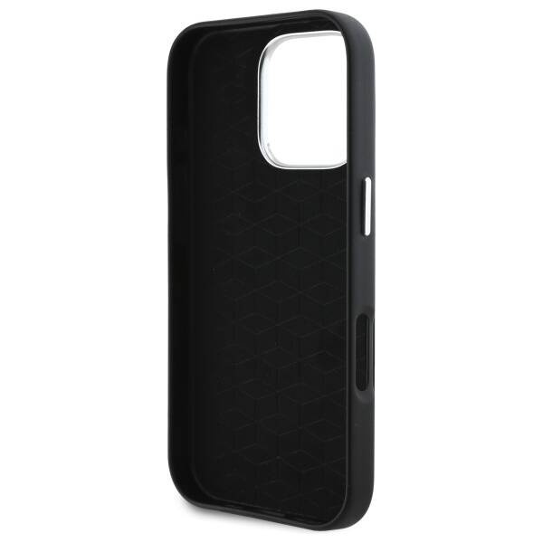 Funda BMW iPhone 16 Pro Max negro/negro durocase M Smooth Full Wrapped Metal