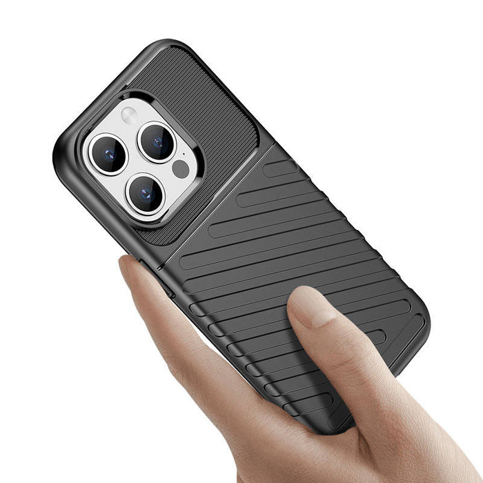 Armored iPhone 15 Pro Thunder Case – modrý