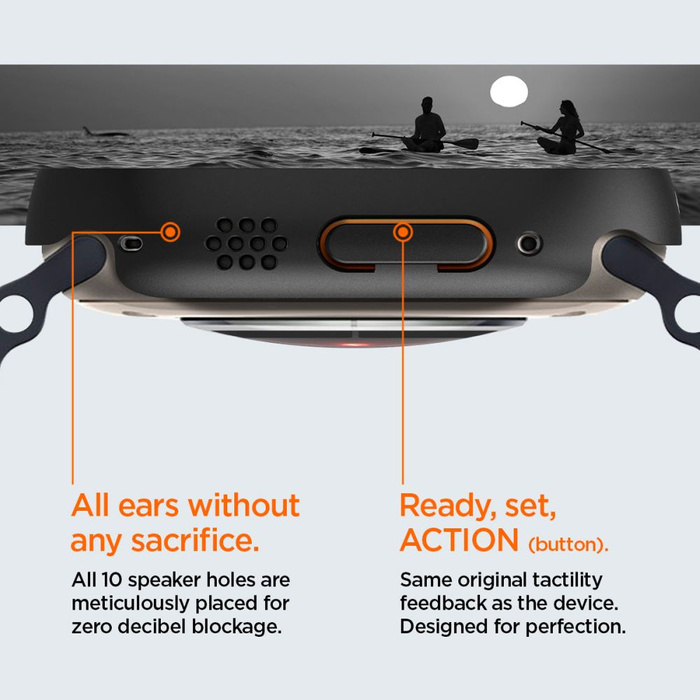 Spigen Thin Fit 360 Apple Watch ULTRA (49 MM) NERO