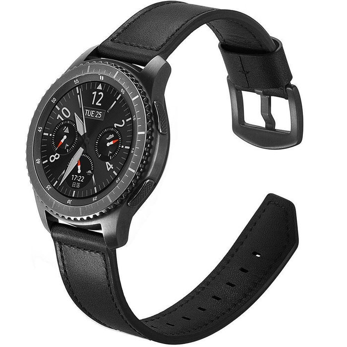 TECH-PROTECT Herms Samsung Galaxy Watch 46mm Black Black strap