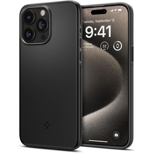 Funda iPhone 15 Pro Max Spigen Thin Fit Negro Case