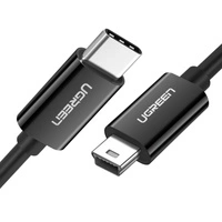 Cable USB-C a Mini USB UGREEN US242, 1m (negro)