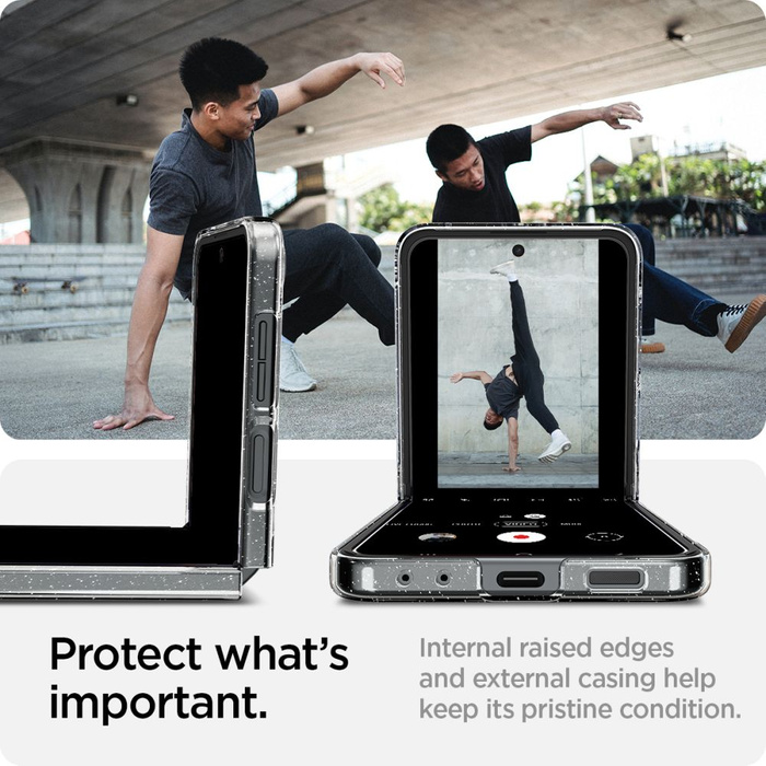 Funda Spigen Airskin Galaxy Z Flip 5 Glitter Cristal Case
