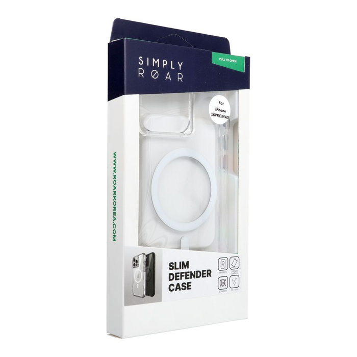 ROAR futerał SLIM DEFENDER kompatybilny z MagSafe do IPHONE 16 Pro Max transparentny