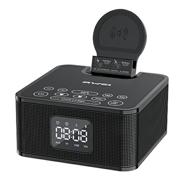 AWEI Bluetooth Speaker Y332 + charging induction black / black