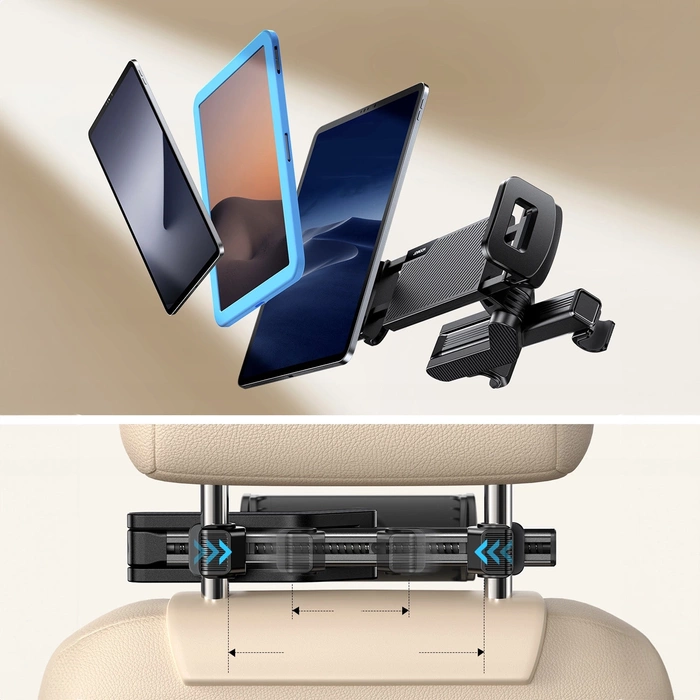 Support de tablette Joyroom JR-ZS369 pour appuie-tête de voiture - noir