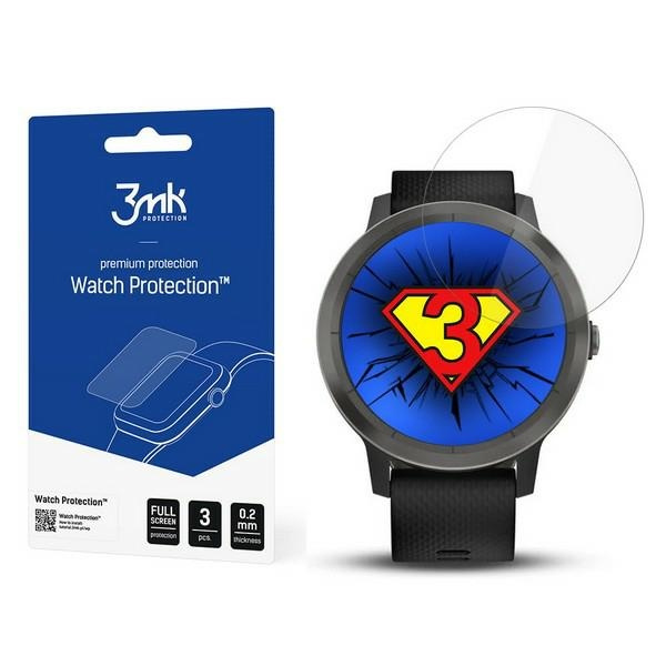 3MK Garmin Vivoactive 3 FlexibleGlass Verre hybride