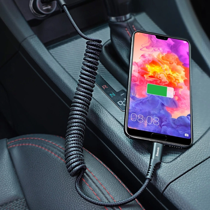  BASEUS Spring USB-C 1m 2A negro
