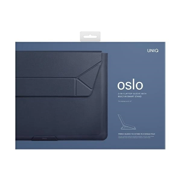 Uniq Oslo Laptophülle 14" blau/abgrundblau