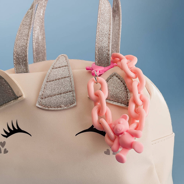 Farbe Kette (Seil) bunte Kette Handyhalter Anhänger für Rucksack Geldbörse gelb