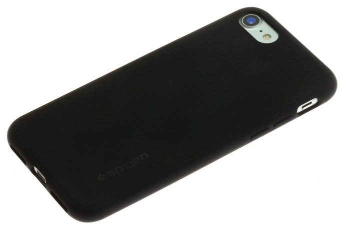 Pouzdro SPIGEN Liquid Air Apple iPhone 7 8 SE 2020 Černé pouzdro