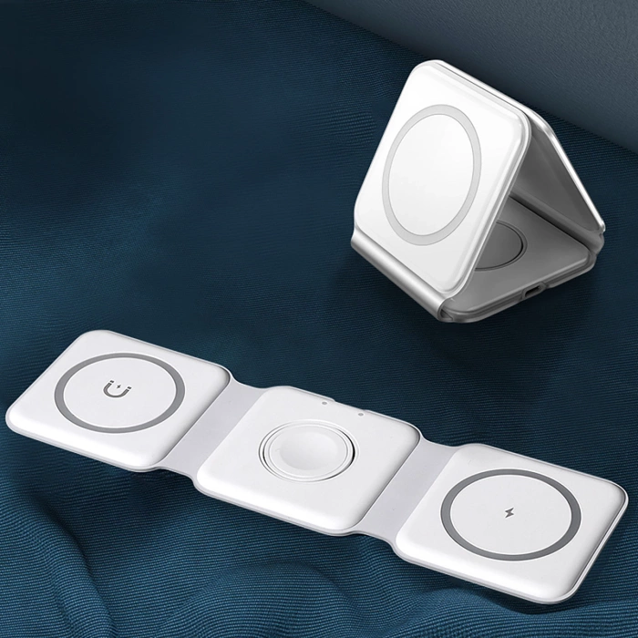 Dudao A11N 15W 3in1 induktives Ladegerät – weiß