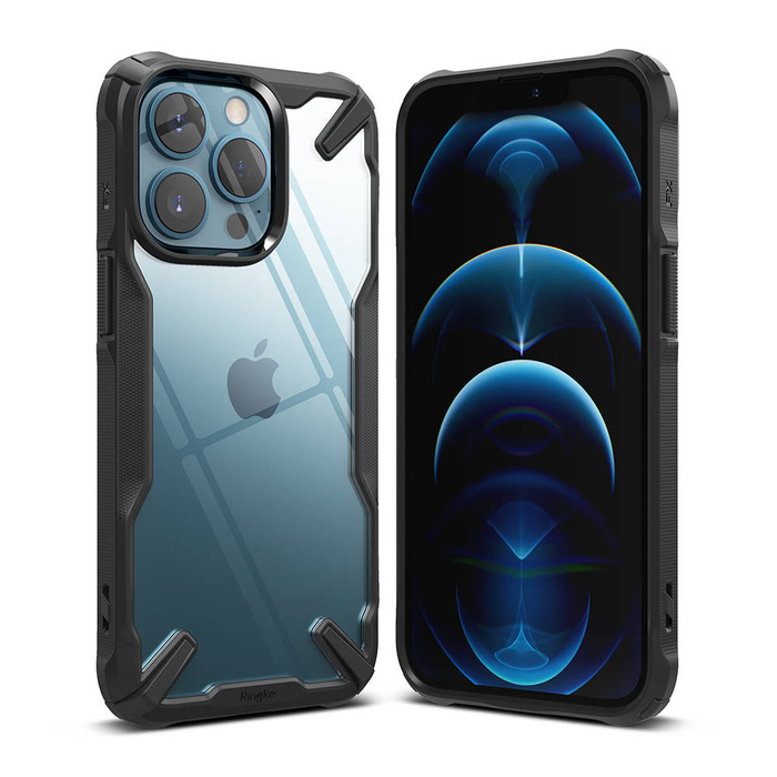 Ringke Fusion X durable PC Case with TPU Bumper for iPhone 13 Pro black (FX550E55)
